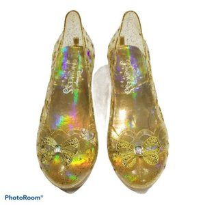 Disney Princess Light Up Slippers Gold